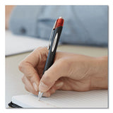 uni-ball® Jetstream Retractable Ballpoint Pen, Bold 1 Mm, Blue Ink, Black Barrel freeshipping - TVN Wholesale 