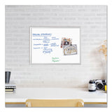 U Brands Magnetic Dry Erase Board With Aluminum Frame, 24 X 18, White Surface, Silver Frame freeshipping - TVN Wholesale 