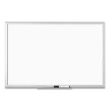 U Brands Magnetic Dry Erase Board With Aluminum Frame, 36 X 24, White Surface, Silver Frame freeshipping - TVN Wholesale 