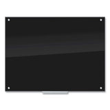 U Brands Glass Dry Erase Board, 48 X 36, Black Surface freeshipping - TVN Wholesale 