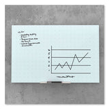 U Brands Floating Glass Ghost Grid Dry Erase Board, 48 X 36, White freeshipping - TVN Wholesale 