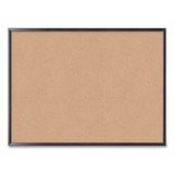 U Brands Cork Bulletin Board, 48 X 36, Natural Surface, Black Frame freeshipping - TVN Wholesale 