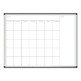 U Brands Pinit Magnetic Dry Erase Undated One Month Calendar, 48 X 36, White freeshipping - TVN Wholesale 