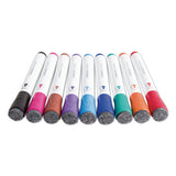 U Brands Chisel Tip Low-odor Dry-erase Markers With Erasers, Broad Chisel Tip, Assorted Colors, 24-pack freeshipping - TVN Wholesale 