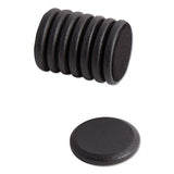 U Brands High Energy Magnets, Circle, Black, 1.25" Dia, 8-pack freeshipping - TVN Wholesale 