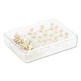 U Brands Fashion Push Pins, Steel, Gold, 3-8", 36-pack freeshipping - TVN Wholesale 
