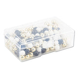 U Brands Fashion Sphere Push Pins, Plastic, Assorted, 7-16", 200-pack freeshipping - TVN Wholesale 