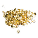 U Brands Fashion Metal Thumbtacks, Metal, Gold, 3-8", 200-pack freeshipping - TVN Wholesale 
