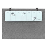 U Brands Cubicle Glass Dry Erase Undated One Week Calendar Board, 20 X 5.5, White freeshipping - TVN Wholesale 