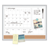 U Brands 4n1 Magnetic Dry Erase Combo Board, 36 X 24, White-natural freeshipping - TVN Wholesale 