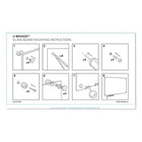 U Brands Magnetic Glass Dry Erase Board Value Pack, 72 X 36, White freeshipping - TVN Wholesale 