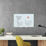 U Brands Floating Glass Dry Erase Board, 36 X 24, White freeshipping - TVN Wholesale 