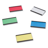 U Brands Magnetic Card Holders, 2 X 1, Black, 25-pack freeshipping - TVN Wholesale 