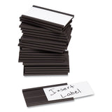 U Brands Magnetic Card Holders, 2 X 1, Black, 25-pack freeshipping - TVN Wholesale 