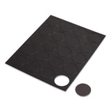 U Brands Heavy-duty Board Magnets, Circles, Black, 0.75", 24-pack freeshipping - TVN Wholesale 