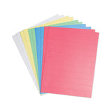 U Brands Data Card Replacement Sheet, 8.5 X 11 Sheets, Assorted, 10-pack freeshipping - TVN Wholesale 