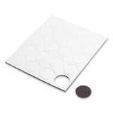U Brands Heavy-duty Board Magnets, Circles, White, 0.75", 24-pack freeshipping - TVN Wholesale 