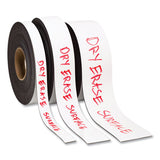 U Brands Dry Erase Magnetic Tape Roll, 2" X 50 Ft, White, 1-roll freeshipping - TVN Wholesale 