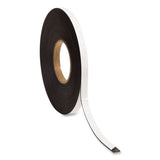 U Brands Magnetic Adhesive Tape Roll, 0.5" X 50 Ft, Black, 1-roll freeshipping - TVN Wholesale 