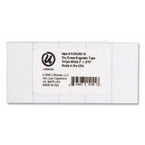 U Brands Dry Erase Magnetic Tape Strips, 2" X 0.88", White, 25-pack freeshipping - TVN Wholesale 