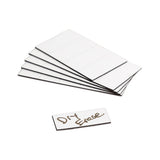 U Brands Dry Erase Magnetic Tape Strips, 2" X 0.88", White, 25-pack freeshipping - TVN Wholesale 