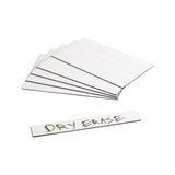U Brands Dry Erase Magnetic Tape Strips, 6" X 0.88", White, 25-pack freeshipping - TVN Wholesale 
