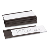 U Brands Magnetic Card Holders, 6 X 2, Black, 10-pack freeshipping - TVN Wholesale 