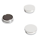 U Brands Board Magnets, Circles, Silver, 1.25", 10-pack freeshipping - TVN Wholesale 
