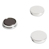 U Brands Board Magnets, Circles, Silver, 1.25", 10-pack freeshipping - TVN Wholesale 