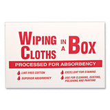 General Supply Multipurpose Reusable Wiping Cloths, Cotton, White, 5lb Box freeshipping - TVN Wholesale 