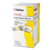 Safetec® First Aid Single Antibiotic Ointment, 0.03 Oz Packet, 144-box freeshipping - TVN Wholesale 