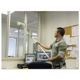 Unger® Speedclean Window Cleaning Kit, 72" To 80", Extension Pole With 8" Pad Holder, Silver-green freeshipping - TVN Wholesale 