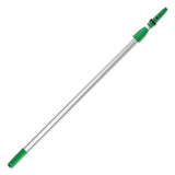 Unger® Opti-loc Extension Pole, 4 Ft, Two Sections, Green-silver freeshipping - TVN Wholesale 