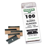 Unger® Safety Scraper Replacement Blades, #9, Stainless Steel, 100-box freeshipping - TVN Wholesale 