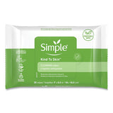 Simple® Eye And Skin Care, Facial Wipes, 25-pack freeshipping - TVN Wholesale 