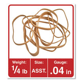 Universal® Rubber Bands, Size 54 (assorted), Assorted Gauges, Beige, 4 Oz Box freeshipping - TVN Wholesale 