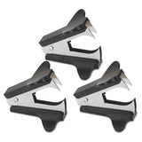 Universal® Jaw Style Staple Remover, Black, 3-pack freeshipping - TVN Wholesale 