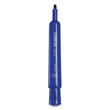 Universal™ Chisel Tip Permanent Marker, Broad Chisel Tip, Blue, Dozen freeshipping - TVN Wholesale 