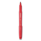 Universal™ Pen-style Permanent Marker, Fine Bullet Tip, Red, Dozen freeshipping - TVN Wholesale 