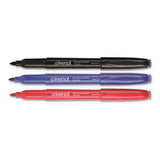 Universal™ Pen-style Permanent Marker, Fine Bullet Tip, Red, Dozen freeshipping - TVN Wholesale 