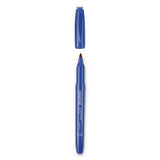 Universal™ Pen-style Permanent Marker, Fine Bullet Tip, Blue, Dozen freeshipping - TVN Wholesale 