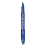 Universal™ Pen-style Permanent Marker, Fine Bullet Tip, Blue, Dozen freeshipping - TVN Wholesale 