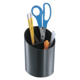 Universal® Recycled Big Pencil Cup, Plastic, 4 1-4 Dia. X 5 3-4, Black freeshipping - TVN Wholesale 