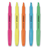 Universal™ Pocket Highlighters, Assorted Ink Colors, Chisel Tip, Assorted Barrel Colors, 5-set freeshipping - TVN Wholesale 