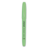 Universal™ Pocket Highlighters, Fluorescent Green Ink, Chisel Tip, Green Barrel, Dozen freeshipping - TVN Wholesale 