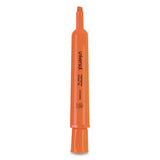 Universal™ Desk Highlighters, Fluorescent Orange Ink, Chisel Tip, Orange Barrel, Dozen freeshipping - TVN Wholesale 