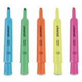 Universal™ Desk Highlighters, Assorted Ink Colors, Chisel Tip, Assorted Barrel Colors, Dozen freeshipping - TVN Wholesale 