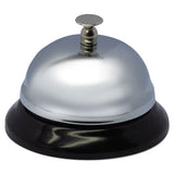 Universal® Call Bell, 3-3-8" Diameter, Brushed Nickel freeshipping - TVN Wholesale 
