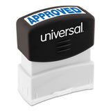 Universal® Message Stamp, Approved, Pre-inked One-color, Blue freeshipping - TVN Wholesale 