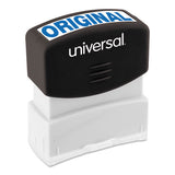 Universal® Message Stamp, Original, Pre-inked One-color, Blue freeshipping - TVN Wholesale 